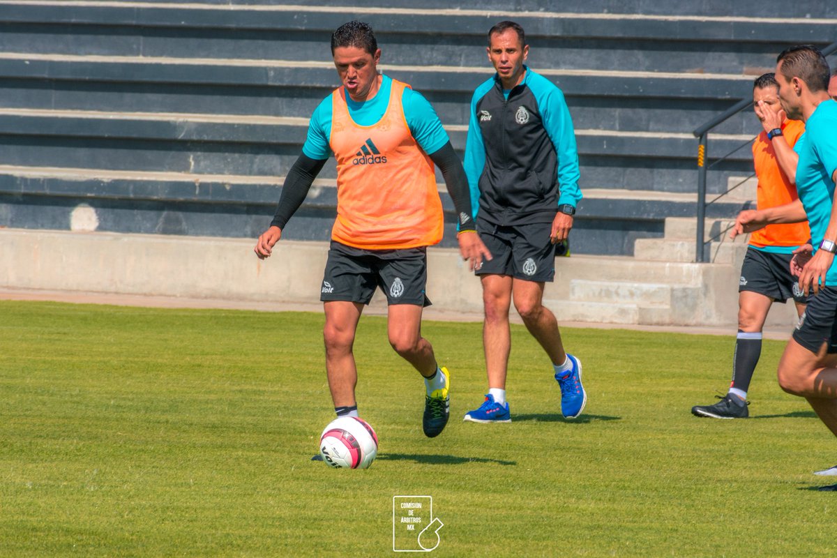 Aspectos del trabajo técnico realizado por silbantes de #LigaMX esta mañana.
