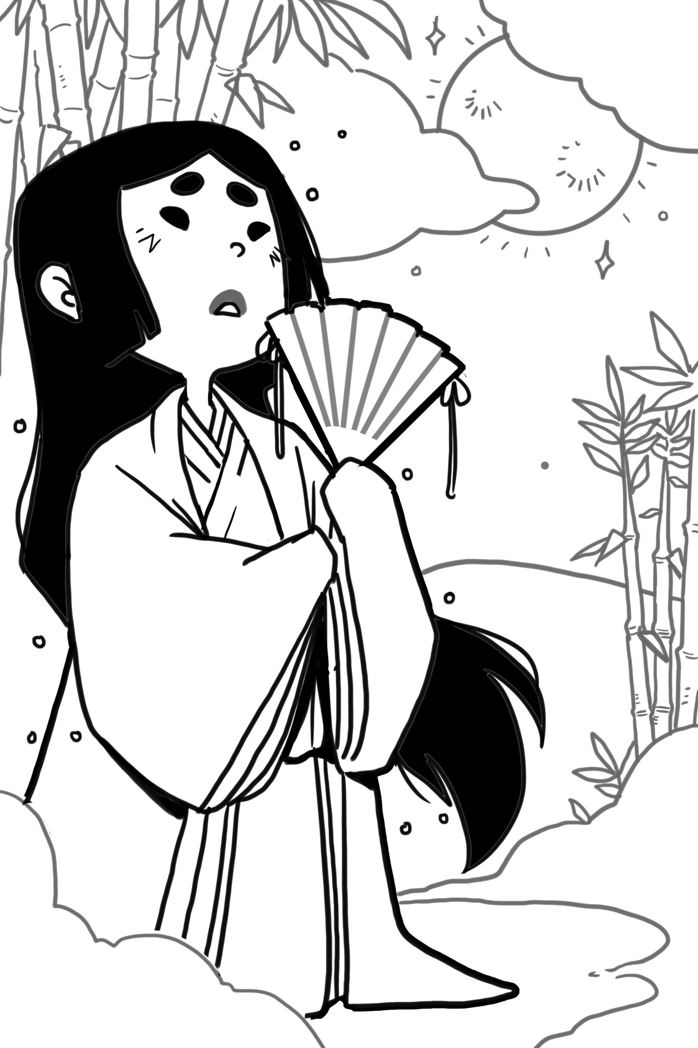 טוויטר Ama בטוויטר Images From A Japanese Folktales Coloring Book Activity I Helped Put Together For Work The Project Features Momotaro Tsuru No Onegaisha Urashimataro And Kaguyahime T Co Esxmvko1fz