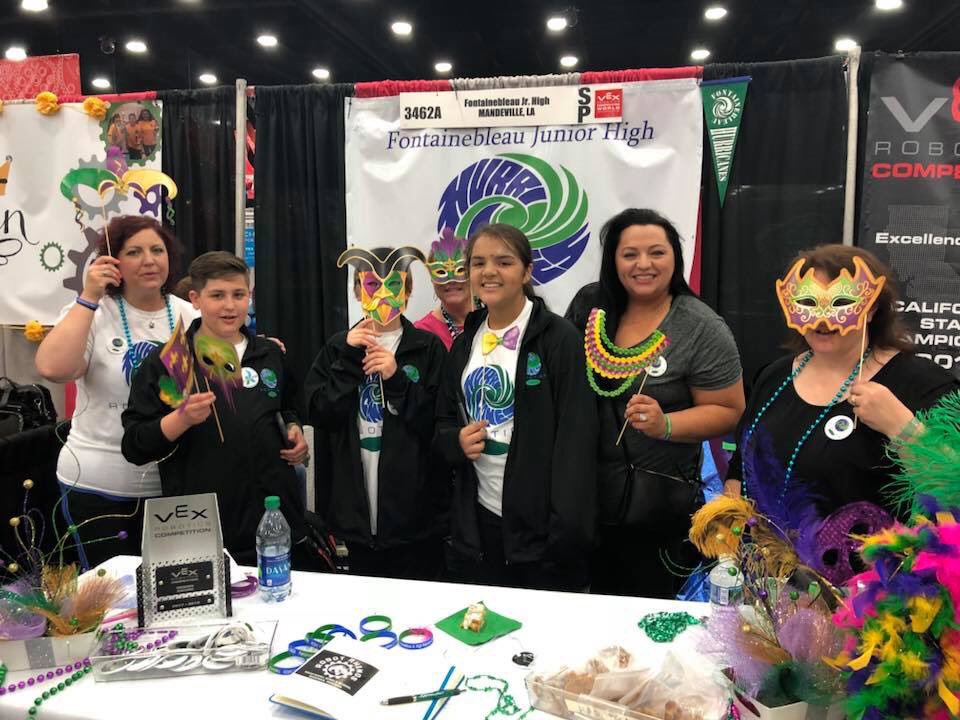 blissmc22's tweet photo. #VEXWorlds- visit 3462a for king cake &amp; pralines https://t.co/ugM8YgwnT2