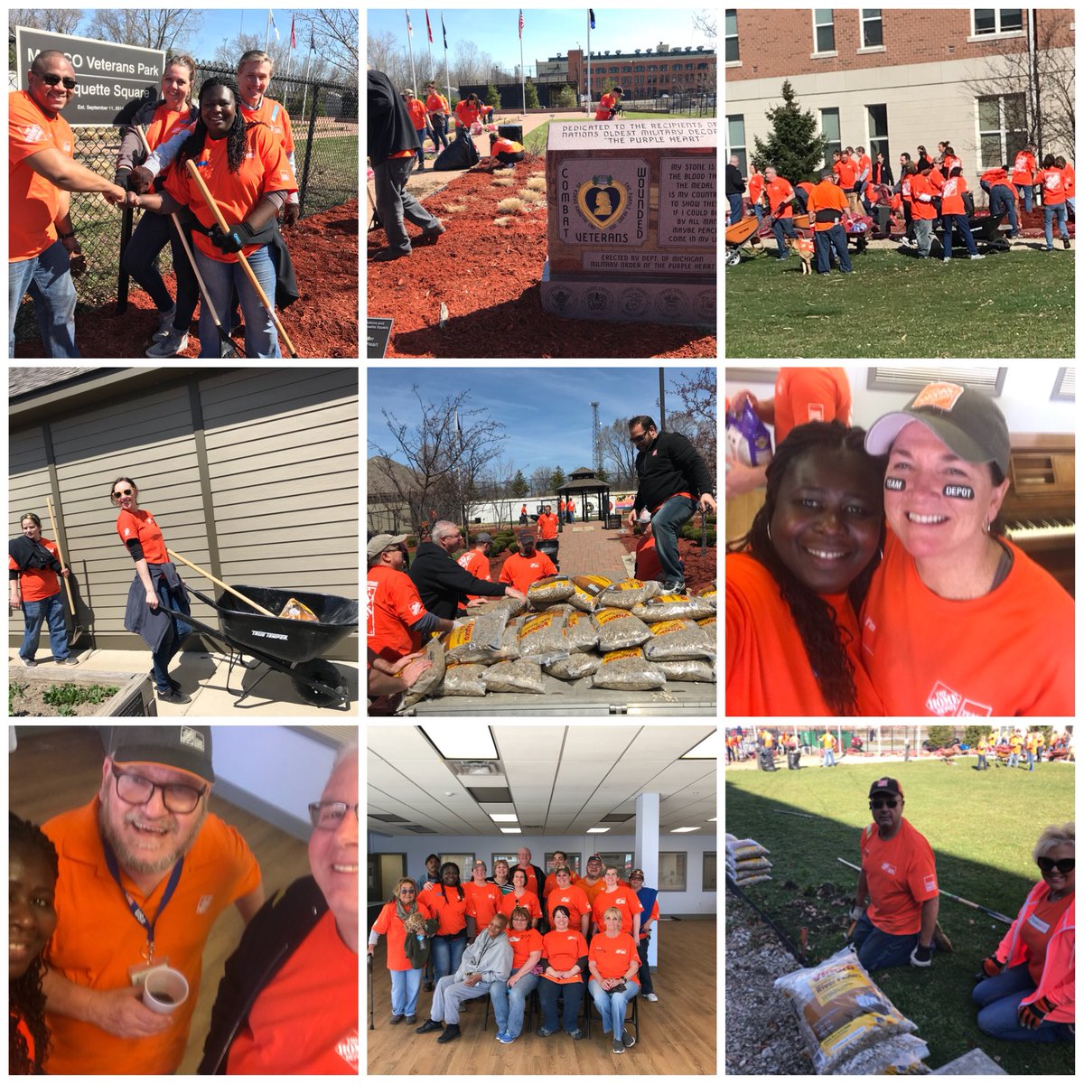 JuanitaQ1's tweet image. D33 - Proud.  So awesome to be    part of giving back to our Veterans in Detroit @TeamDepot #DayOfService @XKerrigan @HouleHeather @SWHR33 @HartAlana