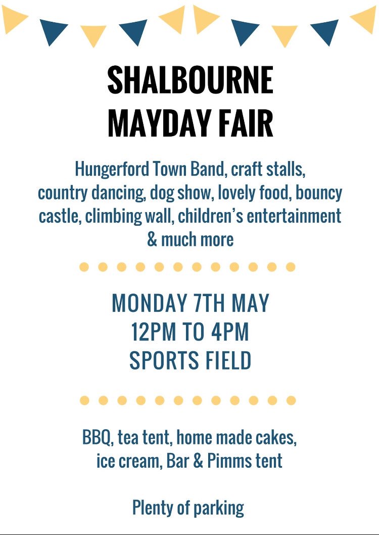 Loub2shoes's tweet photo. Shalbourne May Day is just around the corner! 7th May. https://t.co/Ns5PO1uFy1 https://t.co/mONzkGWexz