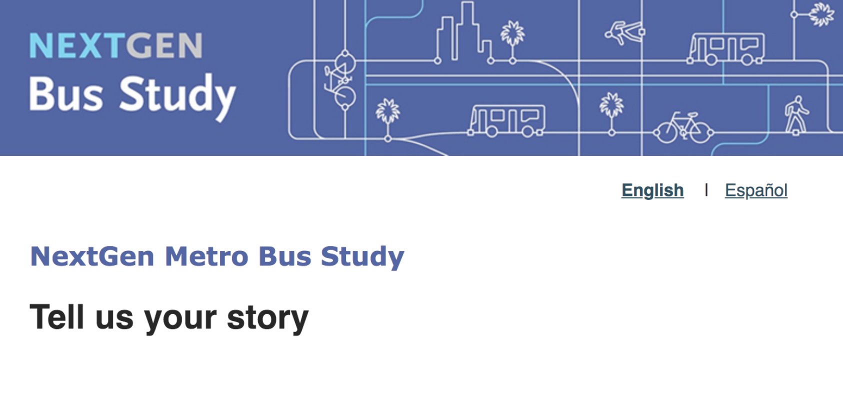 Take the NextGen Bus Study survey