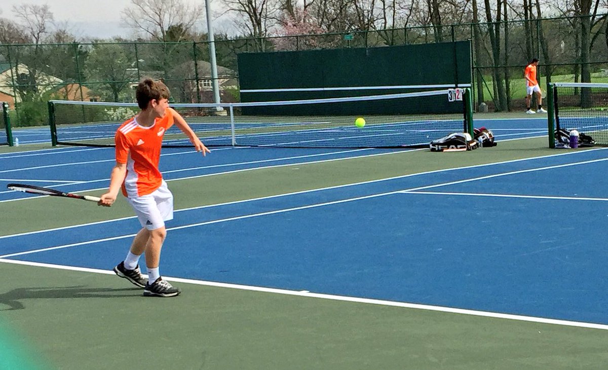 CoopWHS's tweet photo. @CaneTennis Jacob Romer takes on Winton Woods in Round 1 #gctca Coaches Classic https://t.co/rx2eWUK60Y