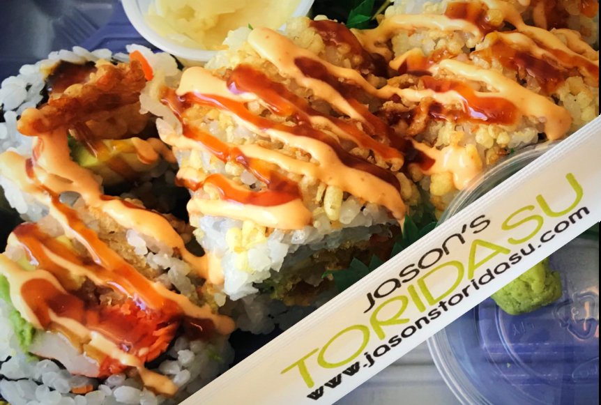 JToridasu's tweet photo. Purchase any sushi after 3:30 p.m. ADD ON a Garden Salad for $2.00 or Miso Soup for $1.00. Perfect compliment to our Spicy Shrimp Tempura Roll! #spicyshrimp #shrimproll #sushiroll #ardmorepa @sushigeeks @phillyeaglesterritory @fmitchell84 @trycaviargreaterphilly #sushilovers https://t.co/VINYJmWHek