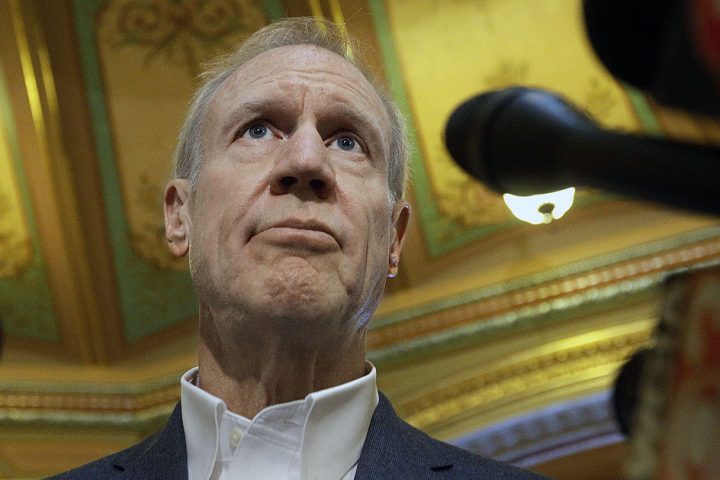 theILchronicle's tweet photo. A shocking new report shows that since Governor @BruceRauner’s election, #Illinois has paid $1.14 billion in bill late-payment fees - more than in the previous 18 years combined. #twill https://t.co/lumV7jZEu8 https://t.co/voLE44nxH6