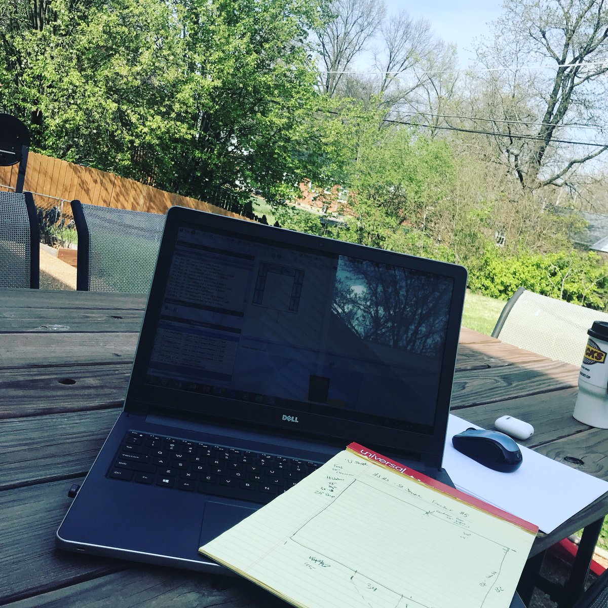 ChefMichael_CMA's tweet photo. Office for the day! Designing @Cambro1 shelving layouts in this beautiful 65 degree weather. Doesn’t get much better than this! #camshelving @CMAFoodService https://t.co/9nP1sHaBwz