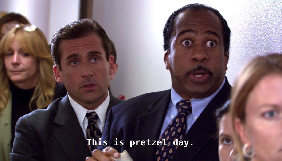 netflix's tweet photo. when it's pretzel day https://t.co/seRkz4pokf