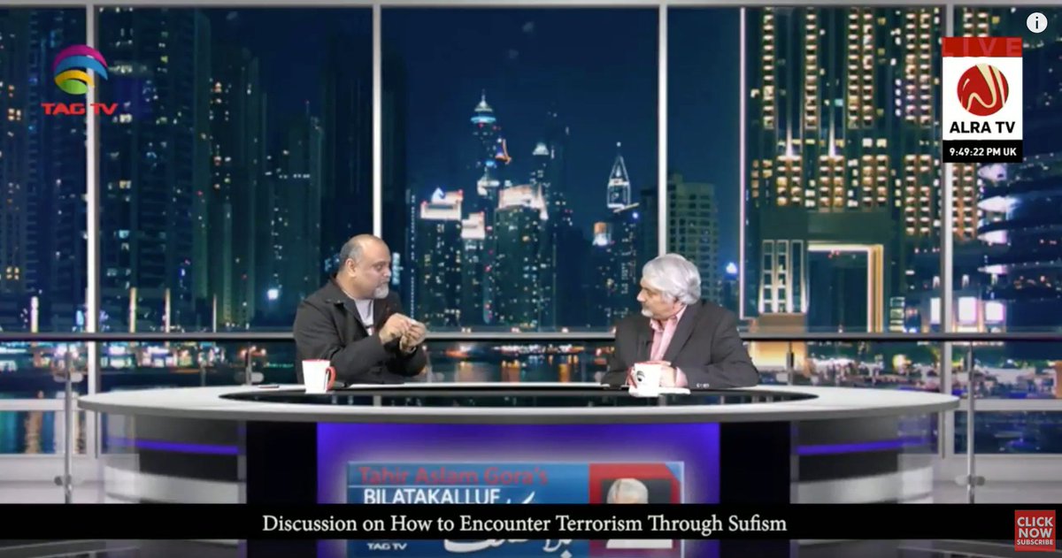ALRA_TV's tweet image. We're LIVE for #SufiOnline - today we're airing @TahirGora's exclusive talk with @YounusAlGohar via @TAGTVCANADA. Tune in: youtube.com/alratv/live