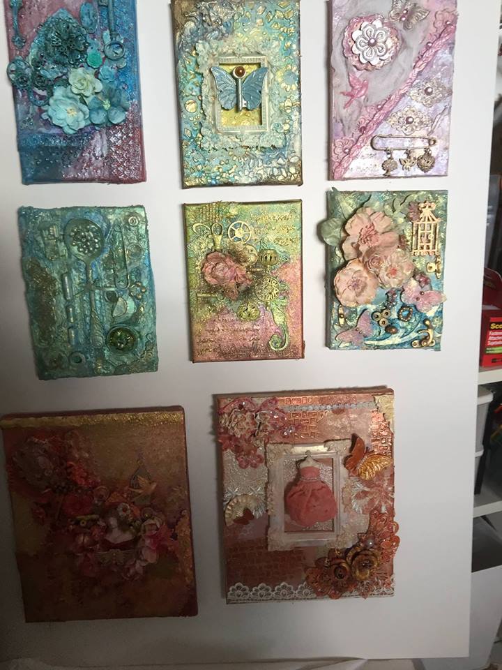 CraftsnCo's tweet photo. Local artisan, Dixies Creations, brings individual and unique handmade canvas collages, and a range of of cards to The Craft Fair @DundonaldM  on Sunday 6th May @DundonaldBiz @DundonaldLadies @northdownmums @visitstrangford https://t.co/vda5cvZlFn