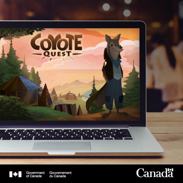 GCIndigenous's tweet photo. Tired of boring educational computer games? Check out how the #CoyoteScience game incorporates traditional #Indigenousknowledge in their fun math and science challenges! https://t.co/A91yBsKe59 https://t.co/utwniWPpYp