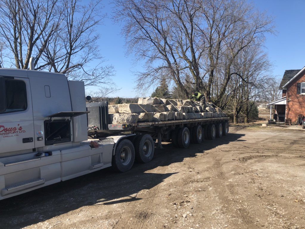 GoRedbeard's tweet image. Stocking up on some premium armor stone for our customers