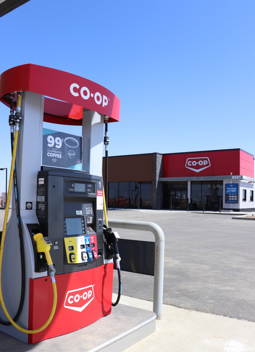 sherwood_coop's tweet photo. NOW OPEN - 8501 Dewdney Avenue!
We're excited to announce our newest Gas Bar/C-Store, named Horizons Way, is OPEN! You will find us on the corner of Dewdney Avenue and Horizons Way, just east of Pinkie Road,  in the growing development of @WesterraRegina. Can't wait to serve you! https://t.co/izqoJheyCl