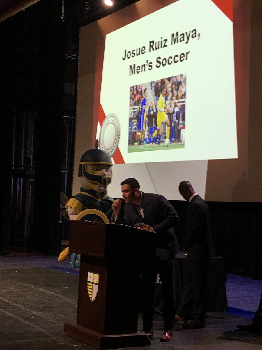 MCStevensCenter's tweet photo. The Stevens Center was well represented at LEAD Last night.  From Brian, Katie and Mary all presenting, to Sheon as the MC to Josue winning the Athlete of the year, it was a great night.  Congrats to all! https://t.co/qAMhXpjsRX