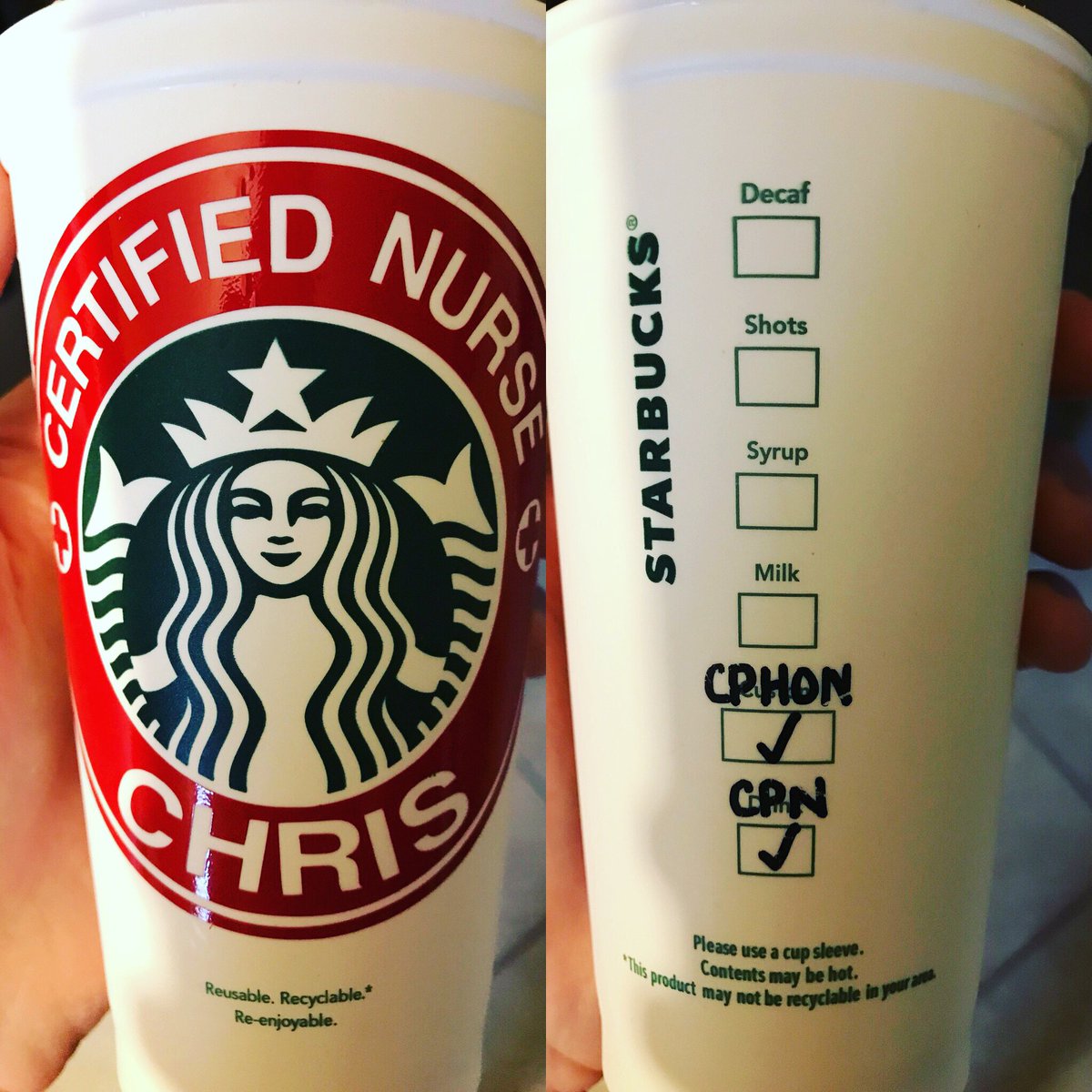 imchrisdonaghey's tweet photo. Certified nurses are cool every day 🎉 Getting certified may not give you a raise, but it gives you professional pride in spades. And sometimes, a cool gift from a coworker. #GetCertified #NursesWhoTweet #CertifiedNurse #ClinicalNurseSpecialist #PediatricNurse #CPHON #CPN https://t.co/XielTULDUM