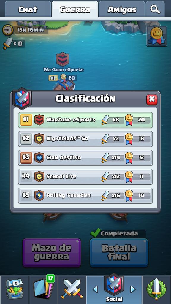 ⭐Y haci estamos en la guerra!⭐ Esperemos seguir ganando!!😎