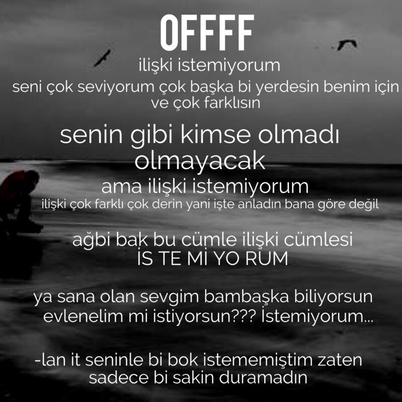 offffcok's tweet image. İlişki milişki istemiyorum ağbi.