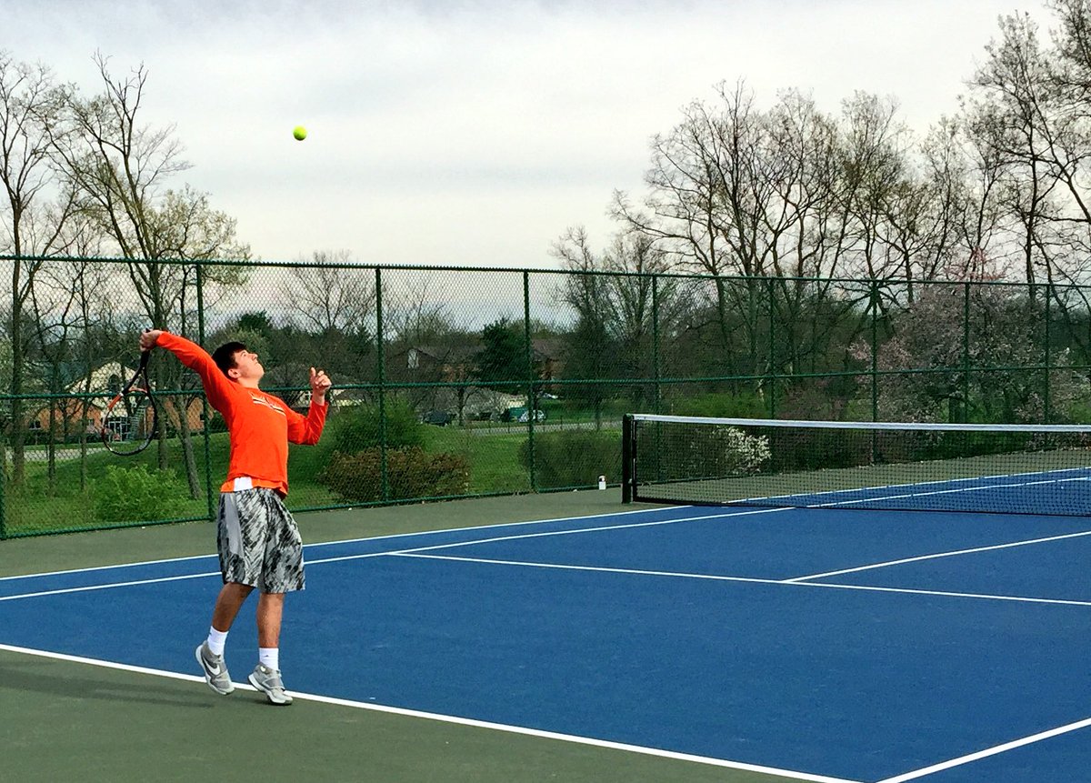 CoopWHS's tweet photo. @CaneTennis Ryan Camp at 3rd Singles taking on Hamilton #gctca Coaches Classic https://t.co/kfD35vjiYi