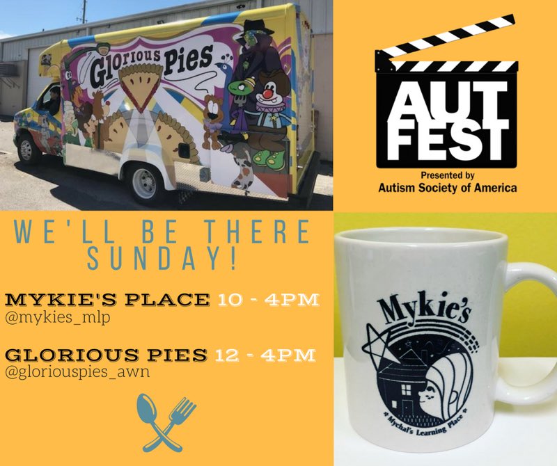 You’ll get hungry this weekend! We are excited to let you know that Mike’s &amp; Glorious Pies will be stopping at #AutFest at the Writers Guild Theatre! Catch them on Sunday between the hours of 10 to 4PM (Glorious Pies 12-4PM)! See our latest IG post to learn why they are special.