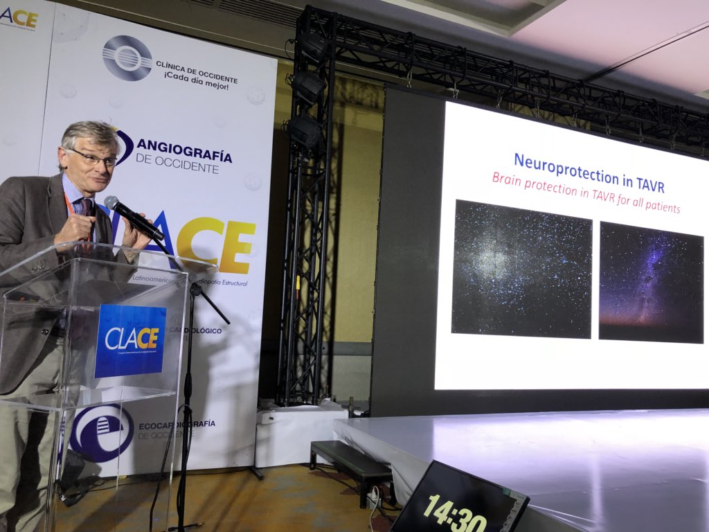 GBaqueroMD's tweet photo. Honored to moderating the debate on #ProtectedTAVR @congreso_clace w @CarlosAlfonsoMD &amp; @peterdejaegere @claret_medical @james_hallums @angiografiadeo @PRengifoMoreno @FAlbuquerqueMD @siusom https://t.co/mTo9FpTUXi