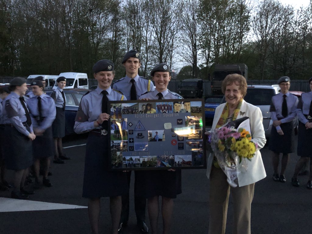 83sqn's tweet photo. Farewell CWO Bishop after 7 yrs at 83.  So many personal achievements and so much influence in the development of a great sqn. Thank you. @ComdtAC @OCWMercianWing #whatwedo #aircadets https://t.co/iIE5Y0RTCW