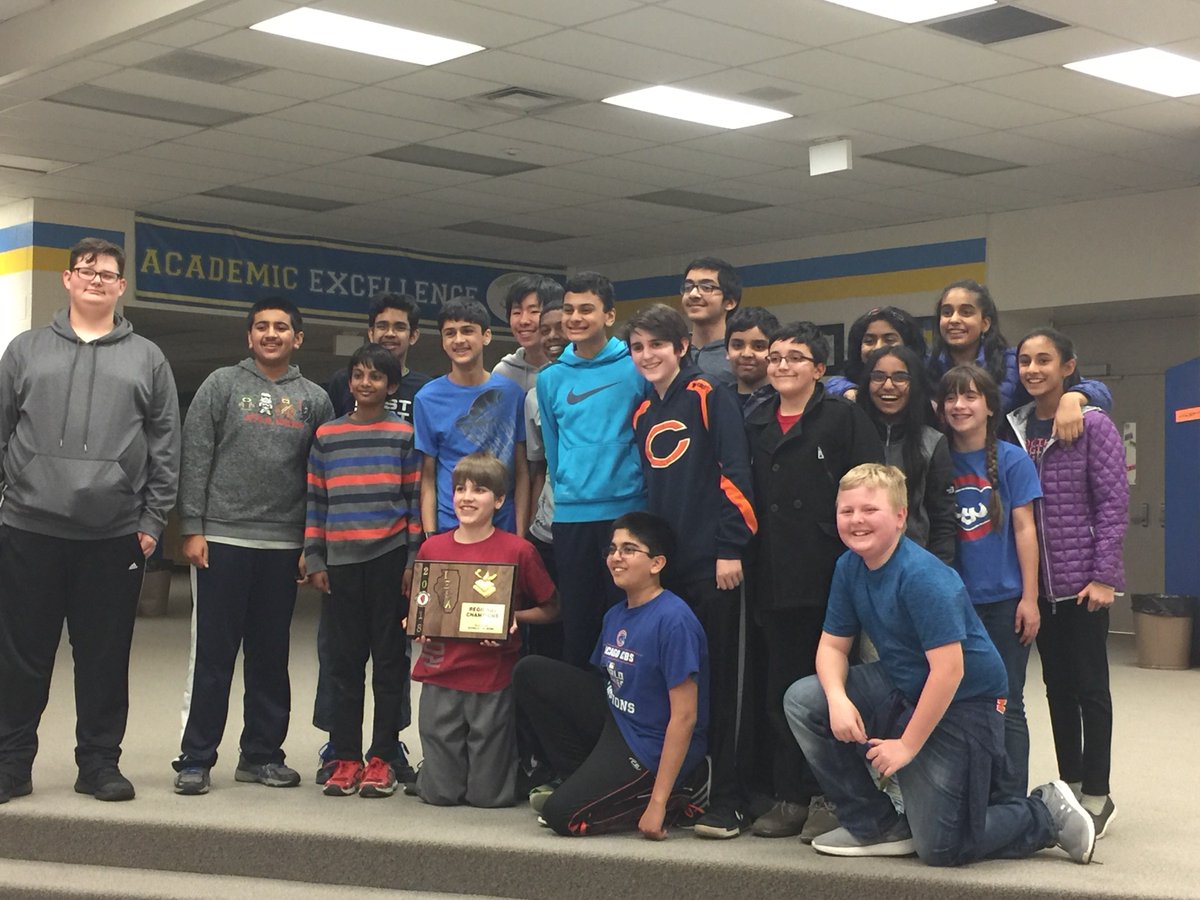 LathropScience's tweet photo. 2018 Scholastic bowl regional champions! Sectionals, here we come! #westviewhills #d60learns https://t.co/MsdDaSCU5B