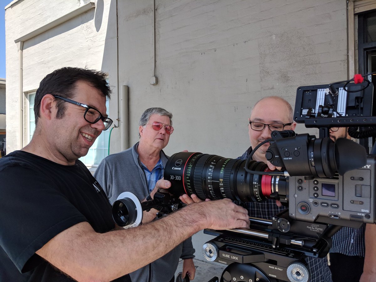 wildernessmov's tweet photo. Cinematographer, Richard De Witt working with Ian and the gang at AbleCine, training on the AMAZING NEW Sony Venice. Wow! What an amazing camera and training experience! #ablecine @wildernessmov @SonyCineAltaEU @SonyProUSA @NABShow @cinealtausers https://t.co/qS1Rh0Bpf0