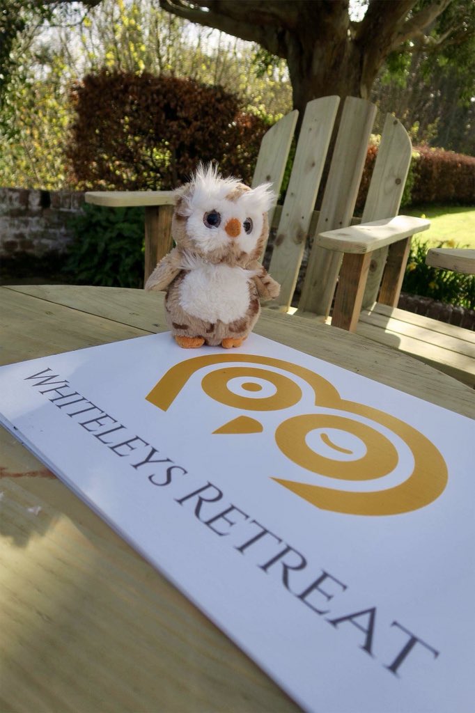whiteleysayr's tweet photo. What do you think of our new charity logo for Whiteleys Retreat? Presented here by our lovely Young Ambassadors Charlotte &amp; Lemoni 🦉🦉designed by @BBDcreative photos by @alister_firth #owls #countryside #LogoDesign #bbdcreative #Whiteleys https://t.co/M0TSjVH499
