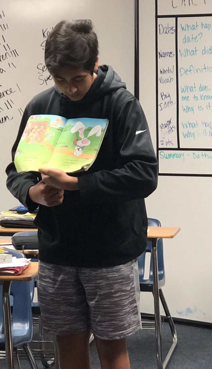 Miss_Genovese's tweet photo. The Elementary School Throwback ABC Countdown is in full swing. We had fun today sitting on the carpet for #storytime. Tomorrow we’ll have a COMPETITION while wearing elementary school COLORS. #c #spartans https://t.co/YvgkvyDyi9