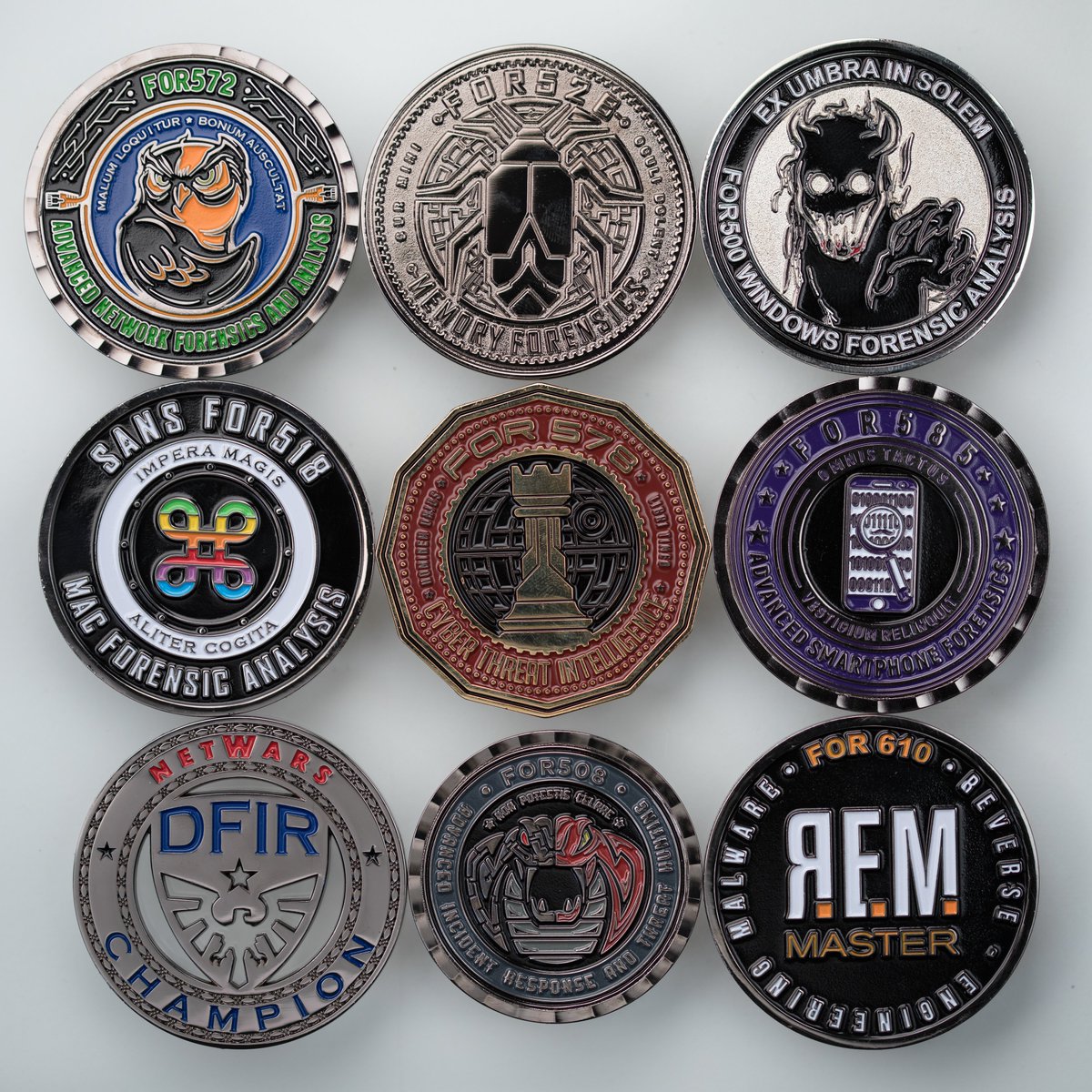 For508 Coin AVENGERS ASSEMBLE! #DFIR #COINS from @sansforensics together for the ...