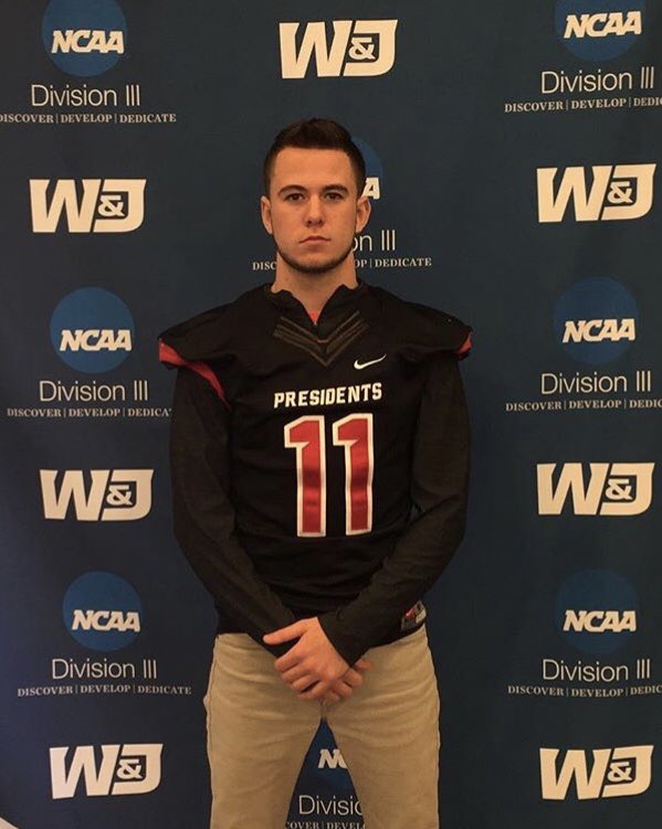 logancrise12's tweet photo. Beyond excited to announce I will be continuing my academic and both my athletic careers at the Washington and Jefferson College!!! #Presidentpride https://t.co/HdZj5ktgXs