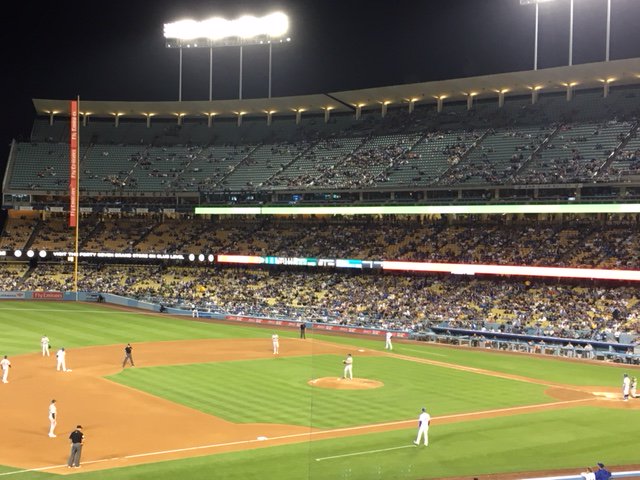 MinaShum's tweet photo. #meditationparkmovie tour - I planned some "me" time. 3 games in 3 cities, Oakland at Dodgers LA April 10, Kansas City Royals at Blue Jays 17th, Dodgers at San Diego Padres. Take note where we were sitting in each space, #directorfun https://t.co/iBKS4Nm524