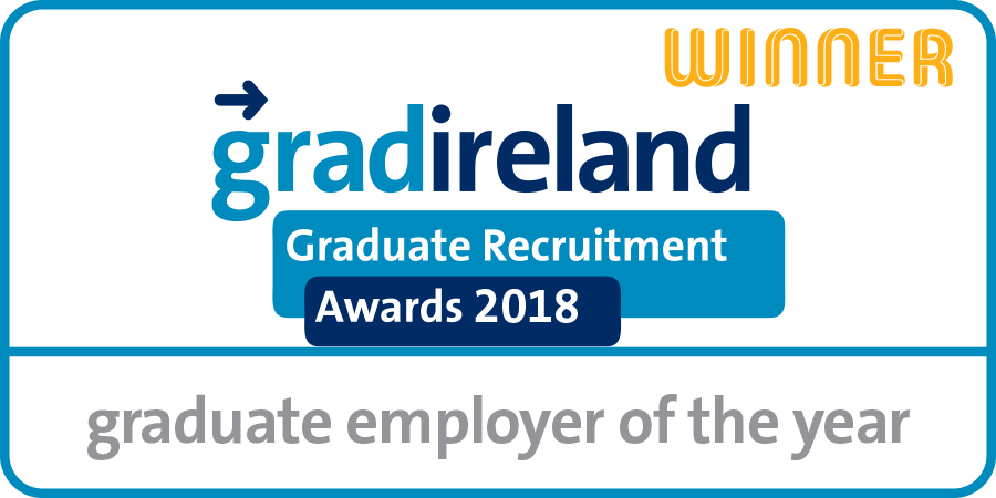 gradireland's tweet photo. Congratulations to @DeloitteLifeIrl winners of Best Graduate Employer of the Year kindly sponsored by @IMI_Ireland #gradawards18 https://t.co/kkcGnqL3Ca