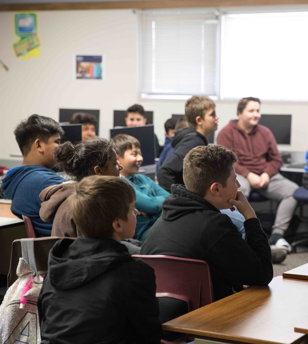 FWPS210's tweet photo. To celebrate Earth Day, Kilo Middle School scholars from the digital communications class put their digital skills to work to host their first “Virtual Field trip.” #FWPSGoal3 #EarthDay https://t.co/Q7rK7ntQLk