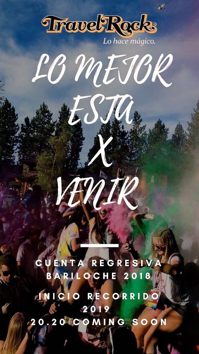 TravelRockctes's tweet photo. Lo mejor esta por venir 😝✌️ #TravelRock #RockYourLife 🤟☃️✈️ https://t.co/Y6BQMTCcDc