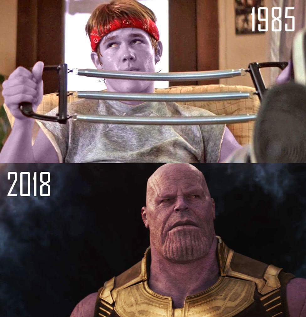 Rkeele82's tweet photo. 33 years using the #ChestExpander... Can't argue his results!
.
#avengersinfinitywar #avengers #thanos #joshbrolin #workout #fitness #motivation #goonies #thenvsnow https://t.co/lXMmnyMxd3