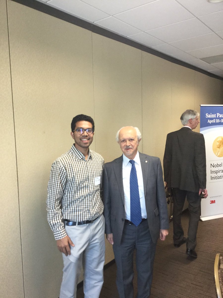 AeliosT's tweet photo. @tsaurav90 with Dr. Mario Molina, 1995 Noble laureate https://t.co/4dYz2ilGBK