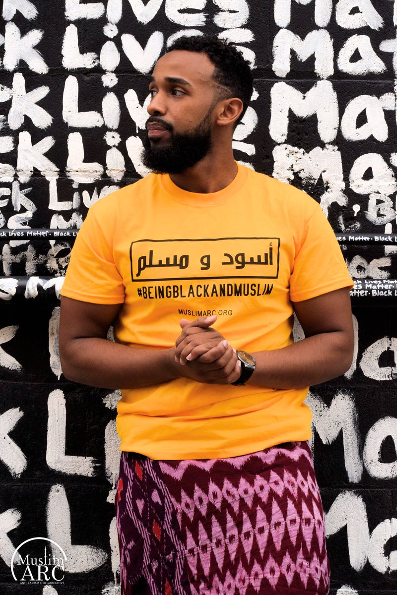 MuslimARC's tweet photo. Have you gotten your #BeingBlackAndMuslim tee? You can now purchase a shirt anytime on @MuslimLoveBos's Etsy: https://t.co/5K7O5RgARx. Proceeds from each tee go directly to MuslimARC to support our work for #EducationforLiberation. https://t.co/b1HGXBj9z8