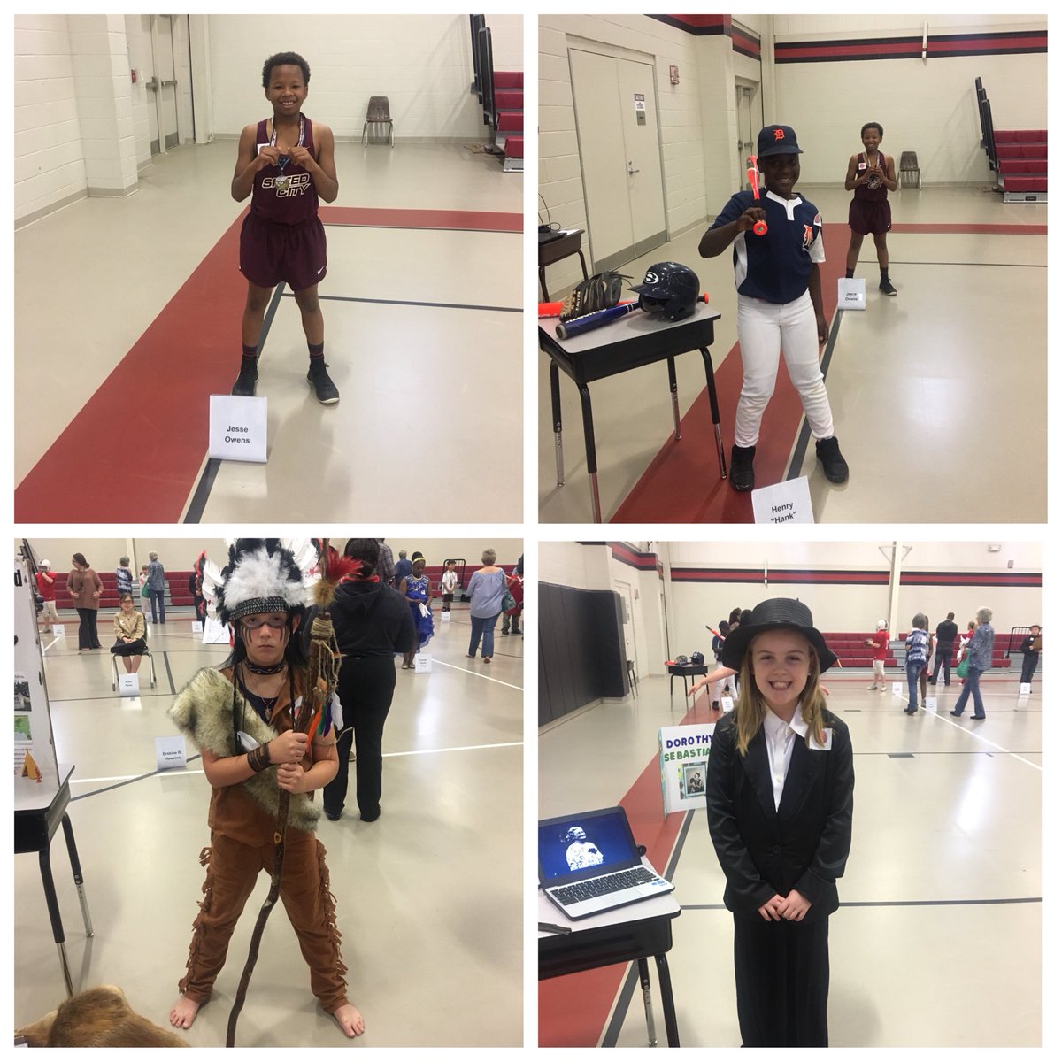 mrsj_green's tweet photo. Today 4th grade students presented a Living Wax Museum to parents and community members. It was fabulous!! PC has awesome fourth graders and awesome teachers!! @SCSAggies @jkelbie_2 @MissTuckerPCS @OliviaHarmon5 @TammyTgill @abolton978 @greentso @Ms_Lane_4th_PC https://t.co/RtRh5fT9dC