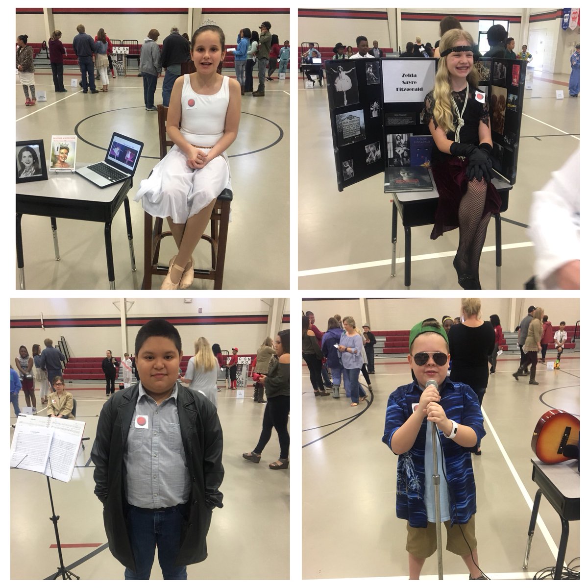 mrsj_green's tweet photo. Today 4th grade students presented a Living Wax Museum to parents and community members. It was fabulous!! PC has awesome fourth graders and awesome teachers!! @SCSAggies @jkelbie_2 @MissTuckerPCS @OliviaHarmon5 @TammyTgill @abolton978 @greentso @Ms_Lane_4th_PC https://t.co/RtRh5fT9dC