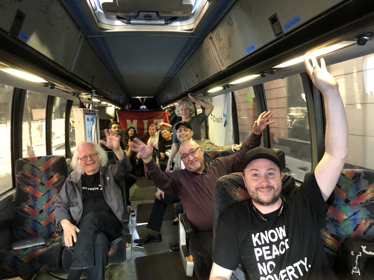 CoCreateX's tweet photo. The #blockchain bus is on the move! #Blockchainbus #bosblockchainweek; thank you @BitcoinMktJrnl! https://t.co/6TzM1Wdt1V