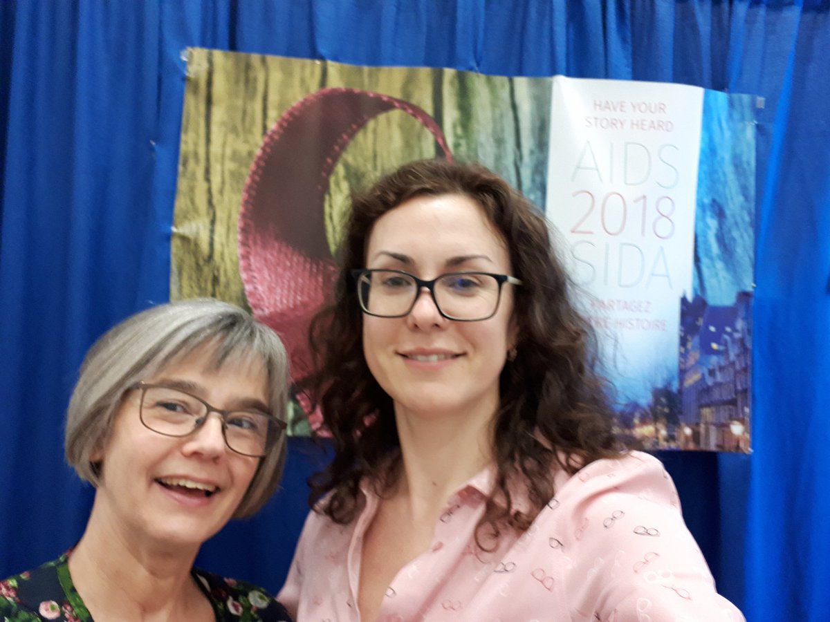 CAGH_ACSM's tweet photo. Are you at #cahr2018? Come and see Ecaterina and Marg at booth 8 and share your story for the Canada Pavilion at #AIDS2018 https://t.co/vBxygA83Kc