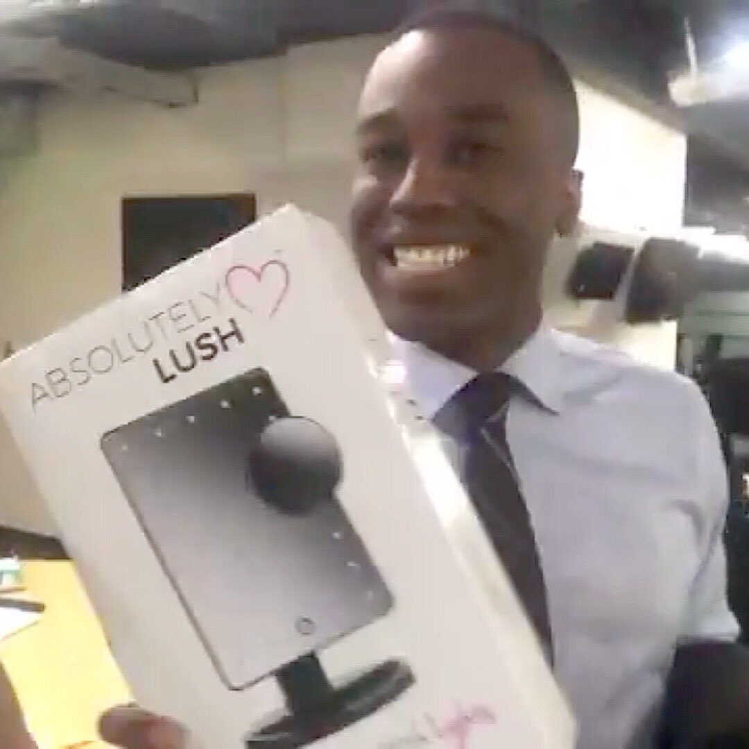 HappyWheelsOrg's tweet image. #mirrorgate @LPinderTV broke the @wis10 studio mirror. The ladies werent thrilled so he ordered 1 on Amazon. He neglected to use @amazonsmile which put him BACK in the hole. As penance, he donated a toy to @HappyWheelsOrg which @jgatson matched. Thanks for being fun! #happywheels