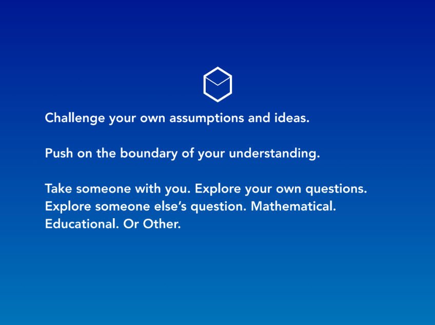 KeplerTrish's tweet photo. How can we teach mathematics to complete people? @javgarci #ShadowCon18 #NCTMannual https://t.co/JLOx6oyIpU