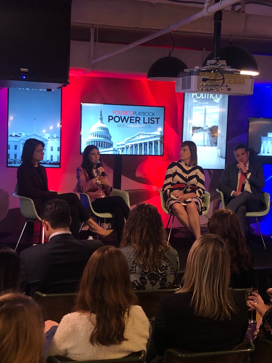 POLITICOAlexis's tweet photo. The @playbookplus team toasting to our annual #PlaybookPowerList celebrating the #womentowatch in politics. CC: @WeWork @apalmerdc @JakeSherman https://t.co/DRmQilK9SH