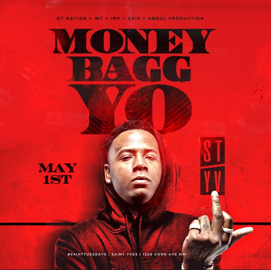 MitchyMitch's tweet photo. “MONEYBAGG YO” hosts #SAINTTUESDAYS || MAY 1ST https://t.co/zu87u1xOL6