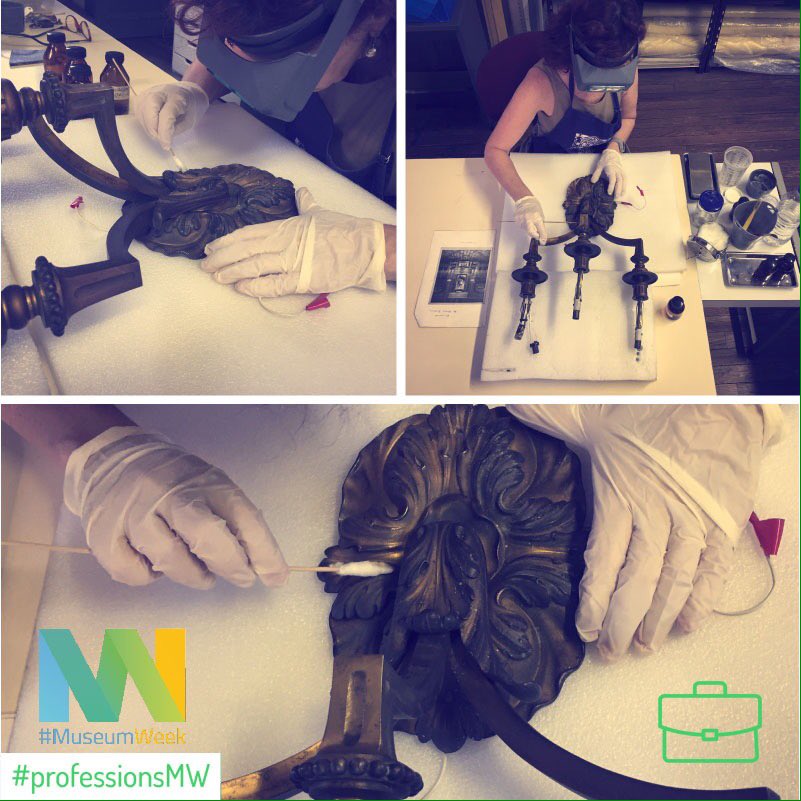 MuseoDecorativo's tweet photo. Conservation and Restoration, one of the key areas in any Museum. #ElDecorativo has a team that works every day to protect our heritage #MuseumWeek #professionMW https://t.co/baDQ4Kb6SB