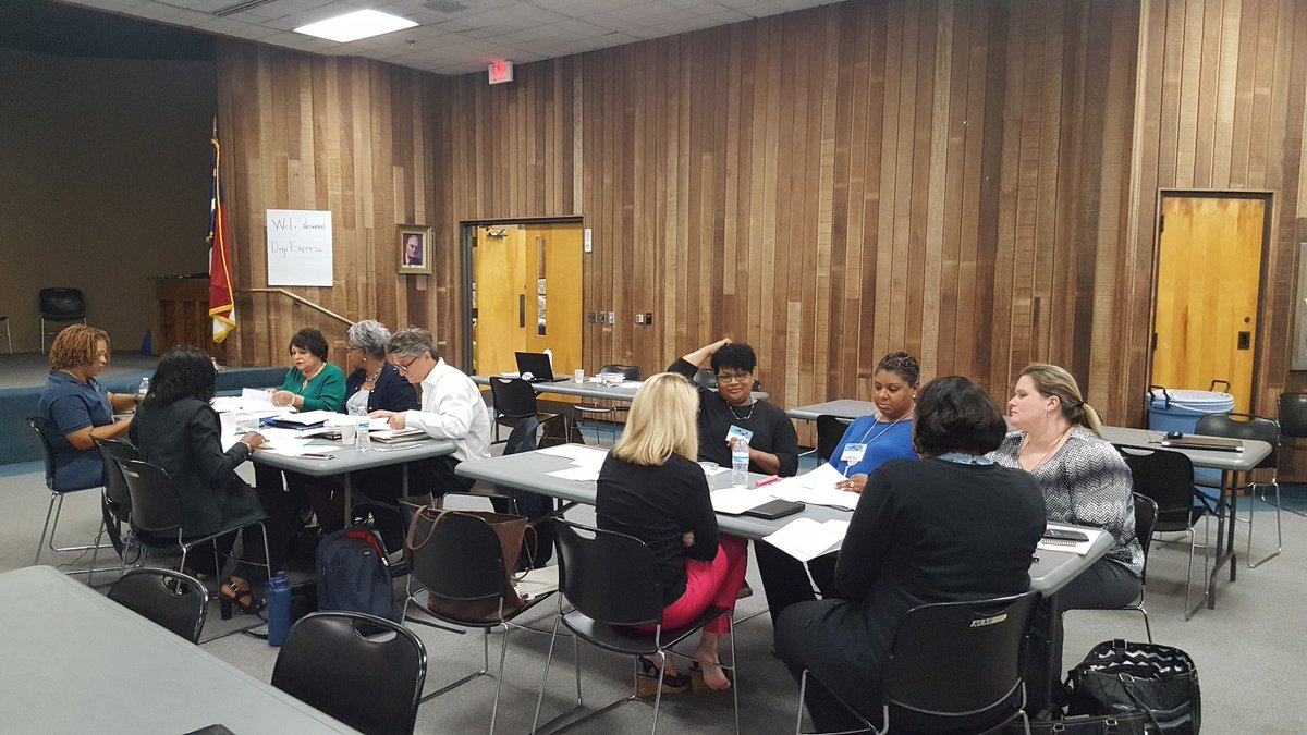 Eedwards1210's tweet photo. IHEs learning about accompmished teaching and ATLAS.#NT3 #NBCTstrong https://t.co/gMGbmv2K1f