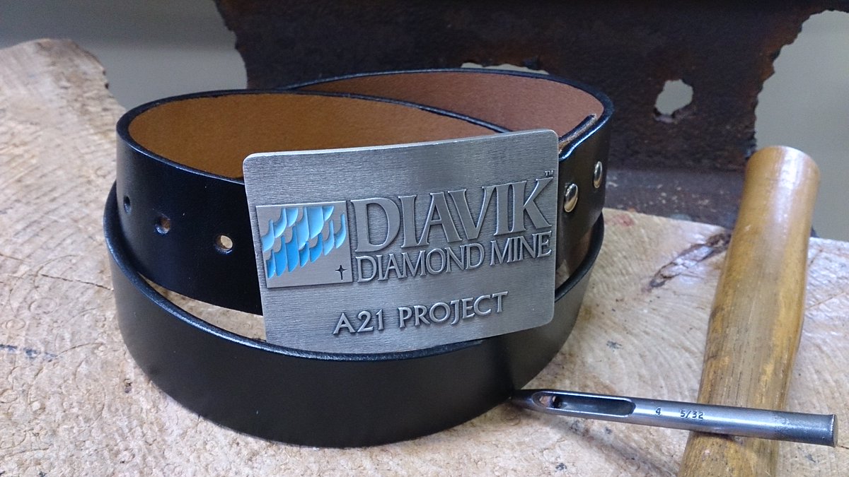big buckle diamond belt