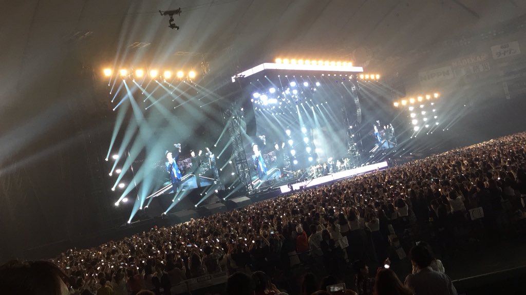 atae_shinjiro's tweet photo. Nissy Entertainment 2nd Live Final in Tokyo Dome 💋

想像をはるかに超えるNissyの出演にやられまくってた😢
心の底からNissy好きになってよかったなって改めて思わせてくれるLIVEでした。
最後の最後にはNissyから撮影許可降りて会場みんな大興奮🙌🏻🙌🏻

素敵な１日をありがとう。

#Nissy https://t.co/zbWrlLoG5m