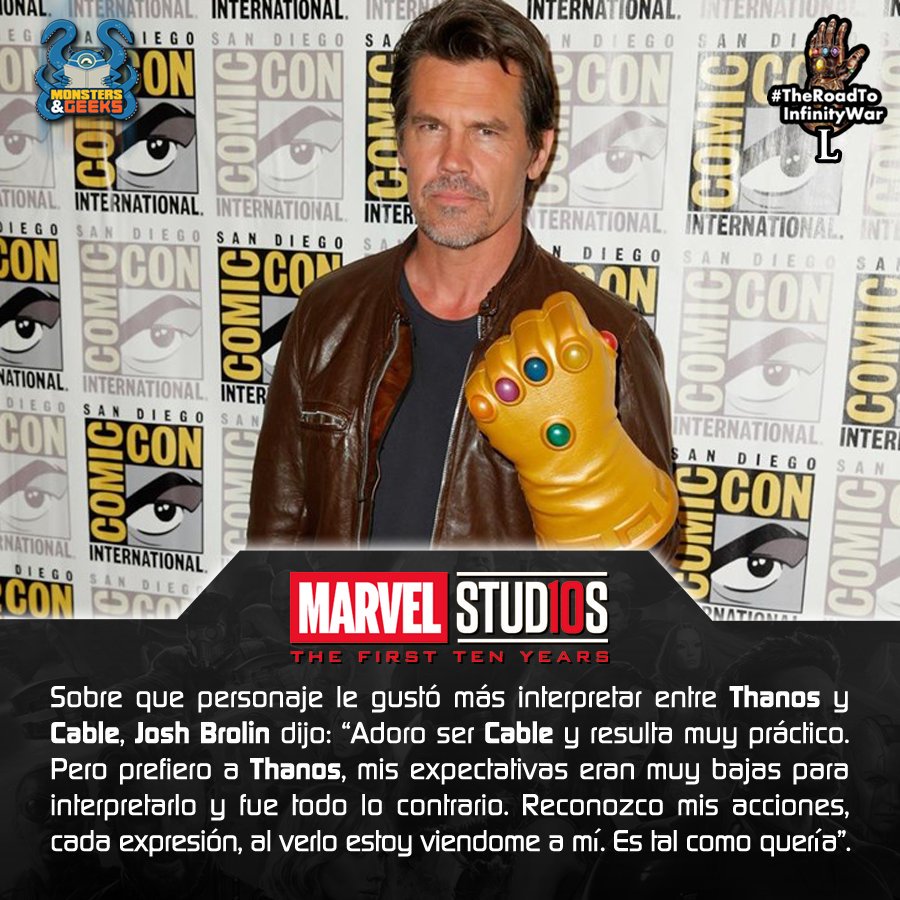 monstersngeeks's tweet photo. Con este terminamos los 50 datos curiosos del MCU. 
#MarvelStudios10years #TheRoadToInfinityWar #Thanos #JoshBrolin #AvengersInfinityWar #RumboAInfinityWar #SabiasQue https://t.co/hNkXRPyTeE